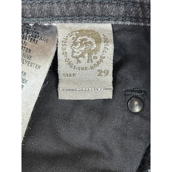 Diesel Jeans Men 29x32 Black Buster Distressed Stretch Denim Casual Preppy Adult - Picture 10 of 15